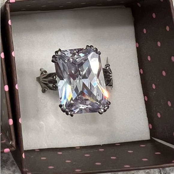 Kaylee Jackson ring size 11 sterling silver diamond (simulated) - Picture 1 of 11